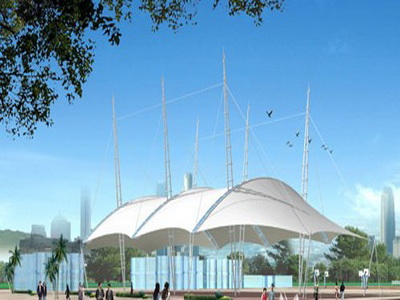 国网浙江兰溪市供电有限公司网球场膜结构